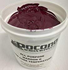 All Purpose Maroon Low Cure Plastisol Ink