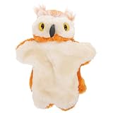 Marionnette hibou douce et agréable au toucher : cette marionnette hibou à main est un amusant idéal pour les enfants qui aiment raconter des histoires