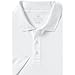 Lands' End Essentials Men's Active Polo Shirt – Short Sleeve, Lightweight & Breathable Performance Fabric – Regular Fit White