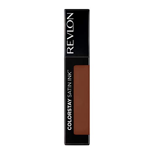 Revlon Liquid Lipstick, Lip Makeup, Colorstay Satin Ink, Longwear Rich Lip Colors, Formulated With Black Currant Seed Oil, 003 In So Deep, 0.17 Fl Oz #TOP1