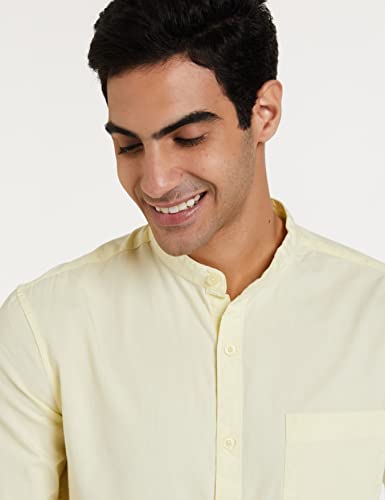 Image of Amazon Brand - Symbol Men Solid Regular Fit Casual Shirt