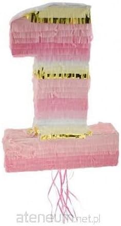 Generic Pinata Number 1 Rose Gold Pink Girl
