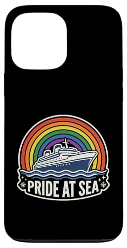 Pride At Sea LGBTQ Plus�N���[�Y���D�ƁB �X�}�z�P�[�X iPhone 13 Pro Max �p