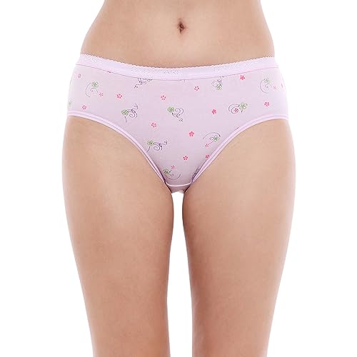 Image of BODYCARE Women's Premium Printed Cotton Briefs in 3000