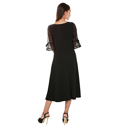 Buy Innayat creations Black Dress with net Sleeves at Amazon.in