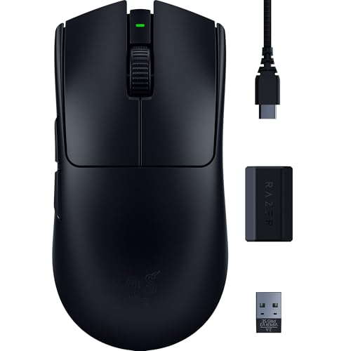 Razer Viper V3 Pro SE Wireless Gaming Mouse: 54g Lightweight 1K Polling Dongle 35K DPI Optical Sensor Gen3 Optical Switches Symmetrical Shape 8 Programmable Controls 95 Hr Battery - Black