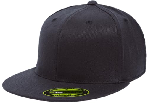 Image of Flexfit Men's Flexfit 210 Fitted Flat Bill Cap Hat