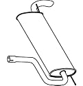 VEGAZ FS-707 Endschalldämpfer Kompatibel mit FORD C-Max II DXA/CB7, DXA/CEU 1827173 1695840 1757026