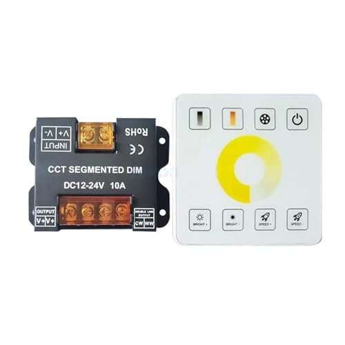 Contrôleur CCT LED type 86 avec panneau tactile mural 2.4G
