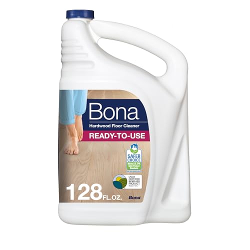 Bona Hardwood Floor Cleaner Refill - 128 fl oz - Unscented - Refill for Bona Spray Mops and Spray...