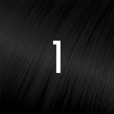 NO AMMONIA - #1 Black 2.09 oz. - 100% Grey Coverage, Long Lasting Shine, Made in Italy Y