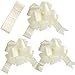 Time to Sparkle 3 Bows + 7M Ribbon Wedding Car Ribbon Decoration Kit Wrapping Large Bow (Ivory)