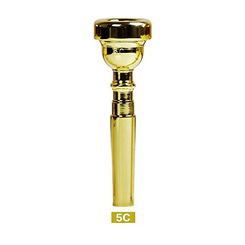 Traderplus Replacement Gold Plated Trumpet Mouthpiece For Yamaha Bach (5C, Golden) #TOP4