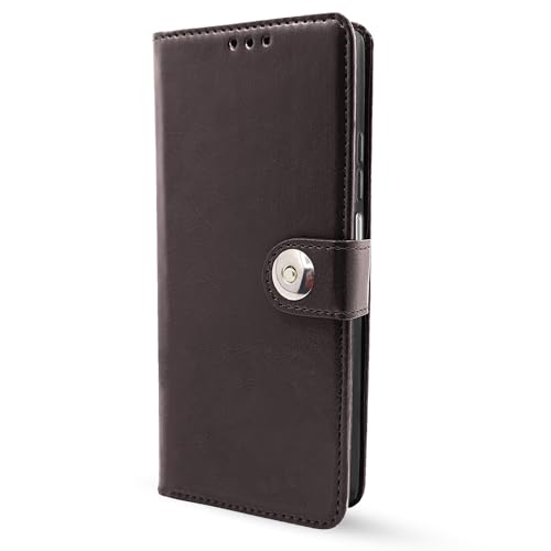 Image of Pikkme Vivo T3x 5G / Vivo Y200i 5G Flip Cover Leather Finish | Inside TPU with Card Pockets | Wallet Stand and Shock Proof | Complete Protection Button Flip Case (Coffee)