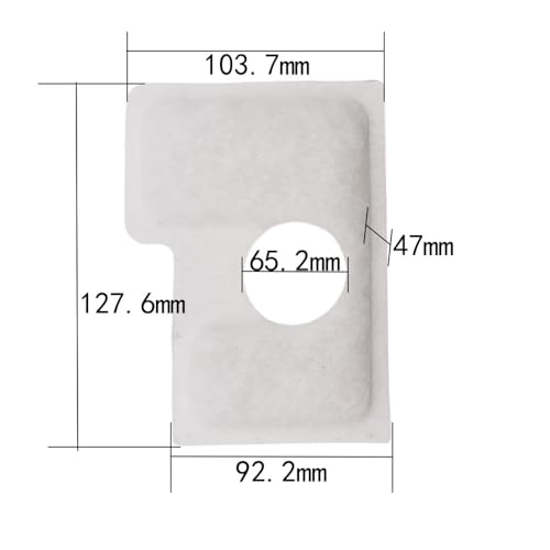 Filtro de combustible de doble capa de alta retención para modelo MS170 3