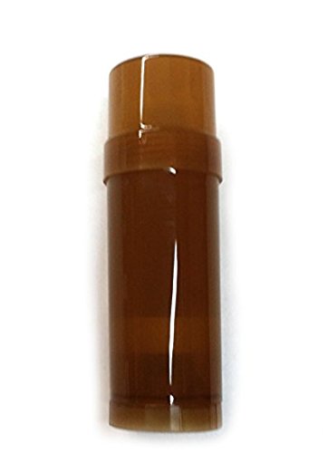 (24) Empty Clear Plastic Deodorant Containers (Brown) - 2.2 Oz Cylinders