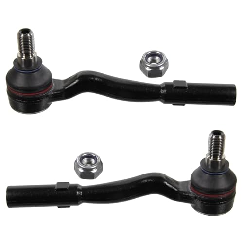 Image of Detroit Axle - 8pc Front End Kit for Mercedes-benz E350 E320 E500 E550 CLS500 CLS550, E55 E63 CLS55 AMG, 2 Sway Bar Links 4 Outer Inner Tie Rods 2 Lower Forward Control Arms Ball Joints Replacement