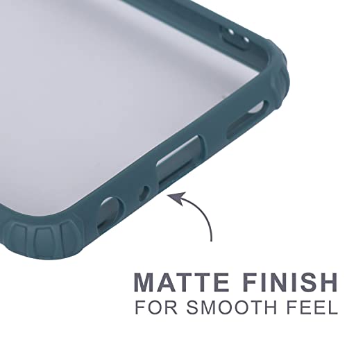 Image of SPRIG Compatible with Realme GT Master Edition 5G Phone Matte Premium Back Cover Drop Tested Shock Proof Mobile Case for Men, Women, Boys and Girls with Camera Protection (Green)