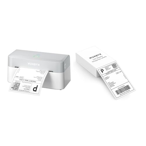 MUNBYN RW403B Bluetooth Label Printer