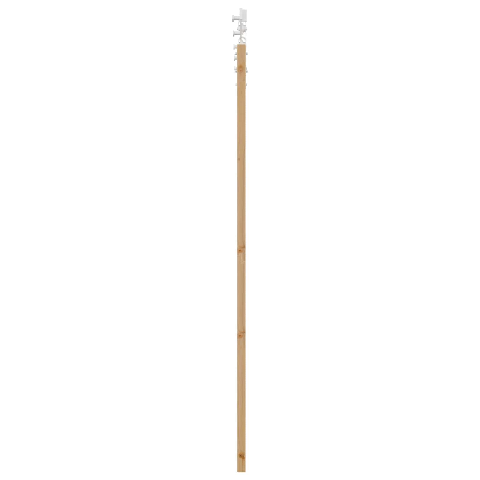 Schiebetür Kiefernholz 198,5x86cm Innenraum Leises Gleiten