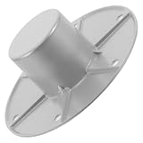 WRITWAA Base de Mesa para Caravana Soporte de Suelo en Aluminio Extraíble Brida de Base de Pedestal para Montaje Empotrado Instalación Silenciosa y Resistente para Autocaravana Barco y