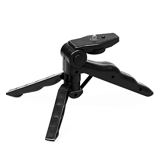 4 in 1 Lightweight Mini Hand Held Stabilizer Pistol Grip Vlog Tripod Compatible with iPhone, Gopro Hero, Camera, ActionCam