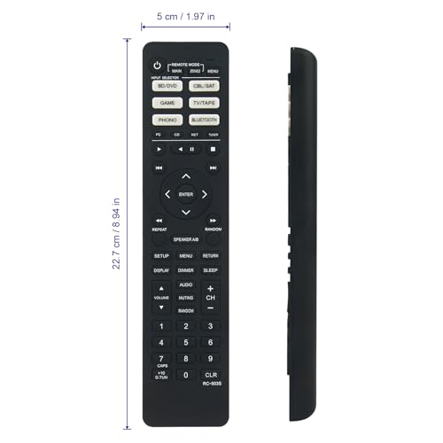 Télécommande RC-903S pour remplacer votre boîtier Onkyo perdu