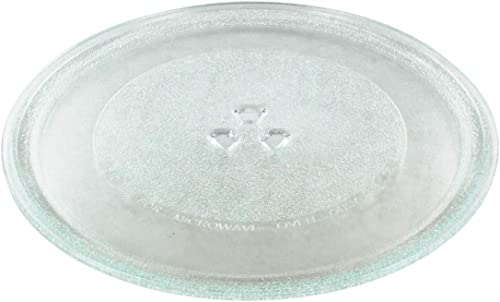 Paxanpax PSA003 - Plato giratorio de cristal para microondas con 3 fijadores, 255 mm