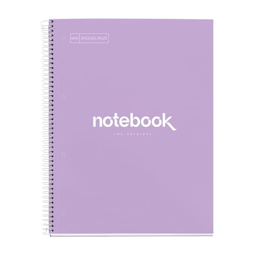 MIQUELRIUS - Cuaderno Notebook Emotions - 1 franja de color, A4, 80...