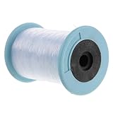 MUSISALY 透明ナイロン釣り糸 1mm 太さ モノフィラメントコード 耐荷重ライン Diy 吊り下げ装飾用 細い釣糸 天井飾りアクセサリーセット 100m