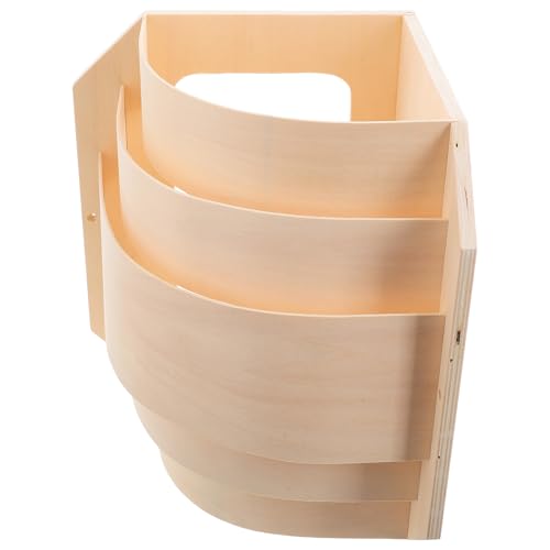 SHINEOFI Pantalla Lámpara Sauna Madera Resistente Alta Temperatura Esquina Derecha Diseño Espacio Ahorro Fácil Instalación para Sauna Hogar Hotel