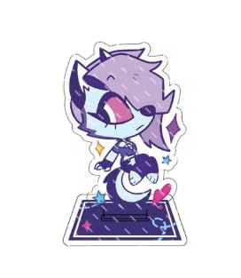 Amazon.com: 8cm Anime Hazbin Hotel Helluva Boss Game Acrylic Stand