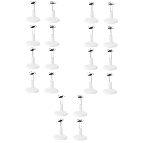 WHAMVOX 5sets Doll Display Stand Crochet Figurine Stands for Baby Dolls Action Figures Toys Stable Adjustable Support for Home Showcase 4pcs*5