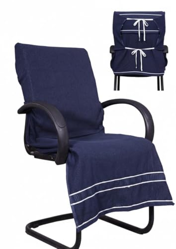 Image of Car Seat Towel Cover, Universal Size 76x152 cm, Soft and Comfortable Seat Protector for All Cars, Single Pack of 1 (1, Ch Blue, 30x60inc.)