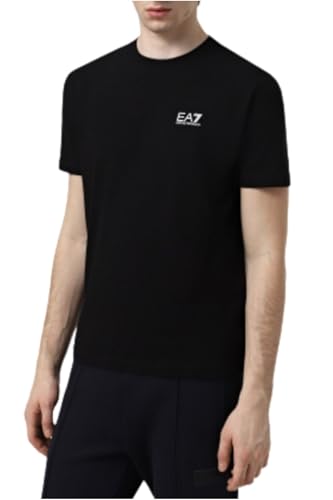 EA7 T-shirt manches courtes haut de gamme coupe ajustée chic