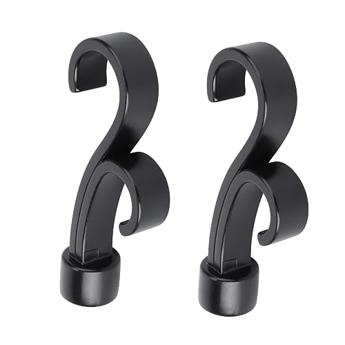 iplusmile Cabezal Decorativo para Barra de Cortina 2 Piezas Material Abs Diseño Moderno Accesorios para Cortinas Decoración de Interiores para Dormitorio y Salón