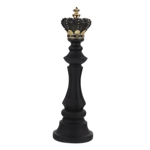 Sculpture d'échecs en résine premium pour une décoration de salon élégante