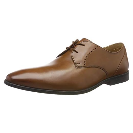 Clarks Bampton Lace, Zapatos de Cordones Brogue para Hombre, Braun Tan Tan, 43 EU