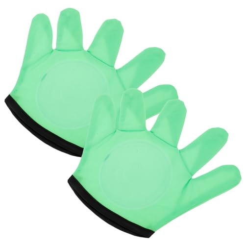 VICASKY 2pcs Sticky Catch Gloves for Boys and Girls Games for Hand-Eye Coordination Cup Design for Beach and Playground Activities