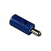 Produktbild VS-ELECTRONIC - 331011 Querlochstecker, 2,6 mm Länge, Blau 61/7 blau