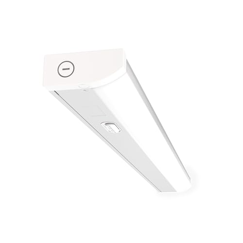 Juno UCES 24 Inch LED Under Cabinet Lighting, LED Kitchen Cabinet Light Fixture Hardwired, Dimmable, Damp Rated, Selectable Soft, Warm, Neutral, Cool, Daylight White Light (UCES 24IN SWW5 90CRI WH M6)