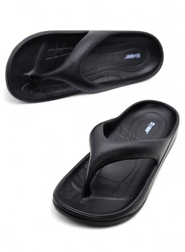 Image of SVAAR Soft EVA Slippers for Men | Stylish Anti-Skid Flip-Flops with Arch Support & Bouncy Sole | Lightweight Indoor Outdoor Comfort