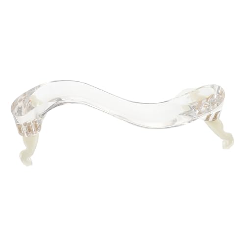 GOOHOCHY Acrylic Violin Shoulder Rest Chin Rest Pad for Violins Sizes Comfortable Support for Beginners