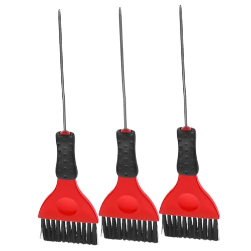 Beaupretty 9 Peças Pincel De Cor De Cabelo De Agulha De Cauda Para Cabelo Pincel De Destaque Pincel