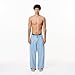 Lacoste Men's Cotton Stretch Essentials Trunks, 3-pack, Light Blue/Bright Blue/Grey, Large