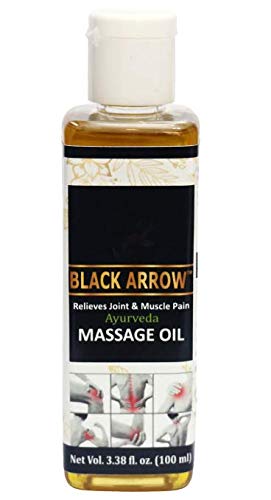 Black Arrow Massage & Joint Pain Oil for Pain Relief in Back, Knees, Shoulder, Muscles - 100 ml