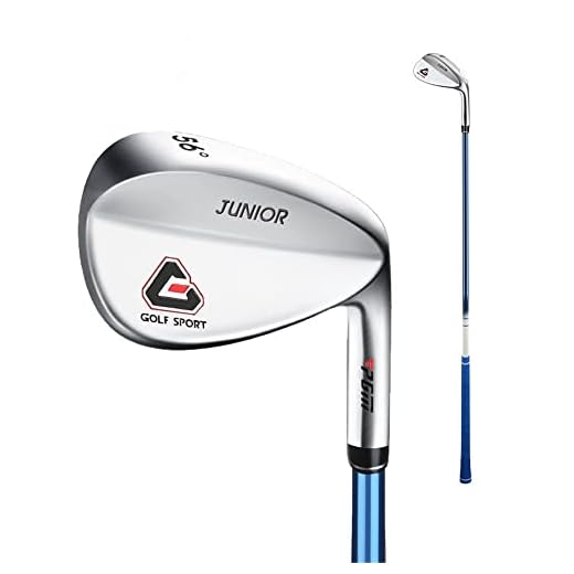 Premium Kids Golf Wedge Club for Right-Handed Boys and Girls |Ideal for Ages 3-12 | Junior Golf Club Equipment (blue for 6-8Y)