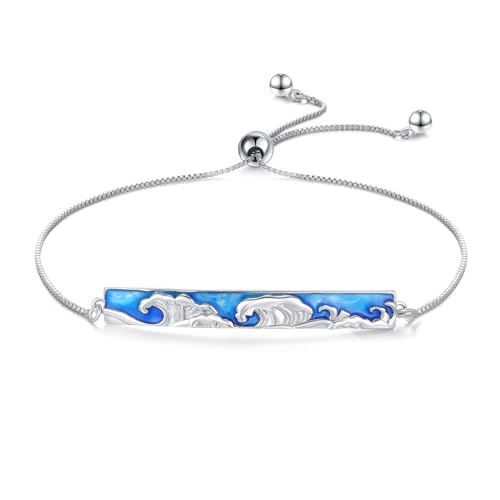 Image of Dragonfly Bracelet 925 Sterling Silver Butterfly Bracelet Adjustable Celtic Moon Bracelet Irish Celtic Jewelry Gifts for Women