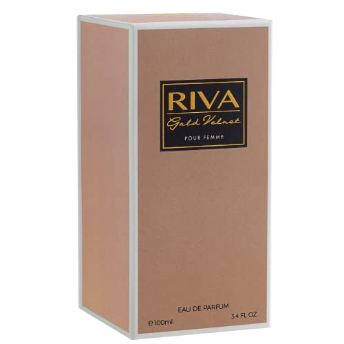 Riva Gold Velvet (100ml) | Eau De Parfum | Perfume for Girls & Women | Long-Lasting Fruity Aroma