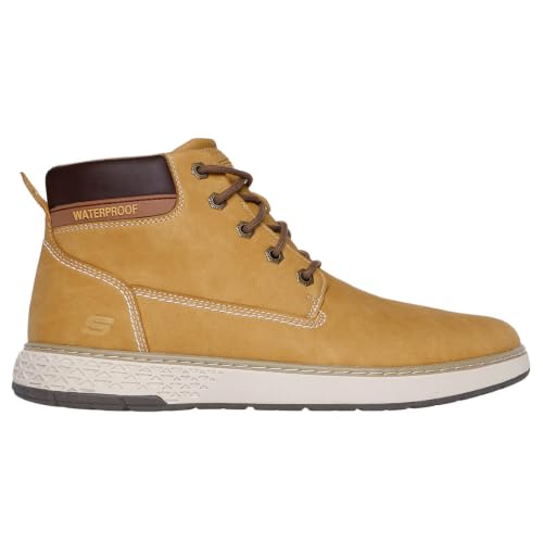 Image of Skechers Men's USA Garlan - Deno Round Toe Waterproof Lace Up